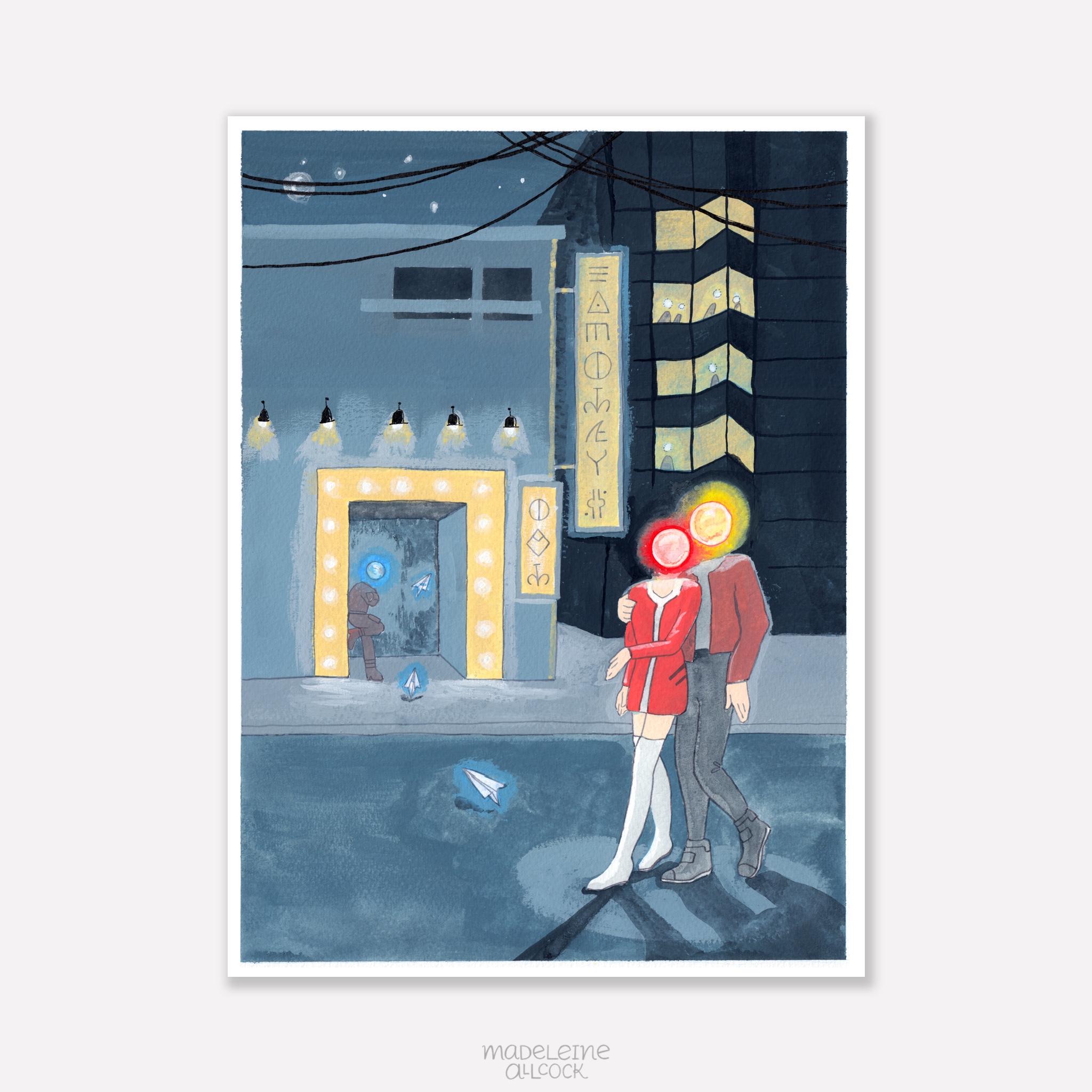 Glowing Heads and Paper Planes: Painting Science Fiction
